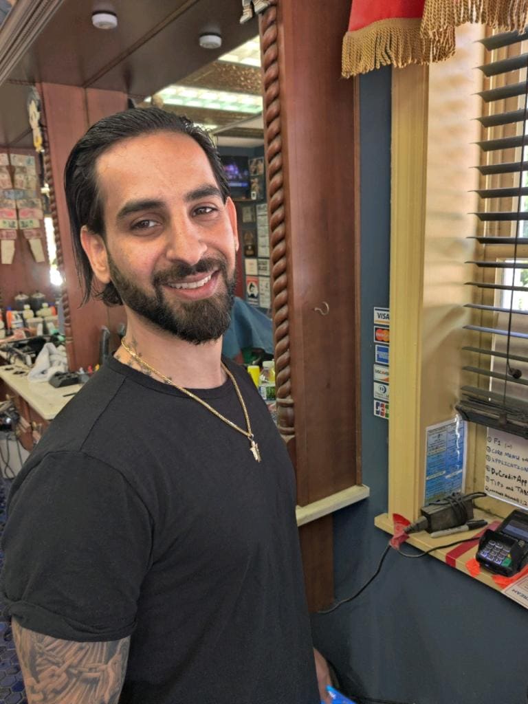 Dave at Punch Barbershop